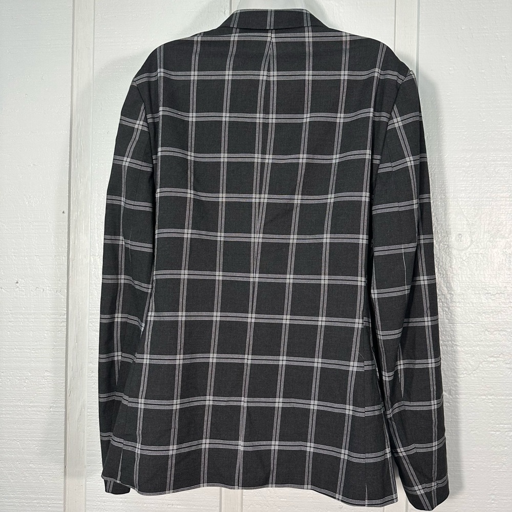 ASOS Men’s Black and White Window Pane Blazer Size 42R NWOT - Picture 5 of 7